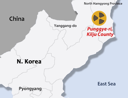 Vị trí tỉnh Bắc Hamgyong, Triều Tiên. Đồ họa: Pulse.