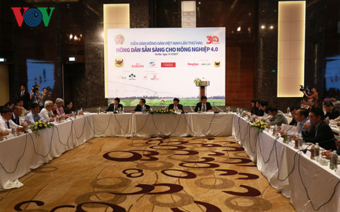 Diễn đàn thu hút nhiều đại biểu từ các cơ quan quản lý, nhà khoa học, doanh nghiệp, đặc biệt là 87 nông dân Việt Nam xuất sắc (Ảnh: Huyền My)