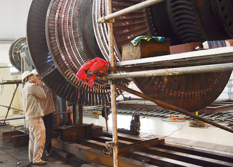 Hệ thống tubin phát điện của Công ty CP Nhiệt điện Cẩm Phả