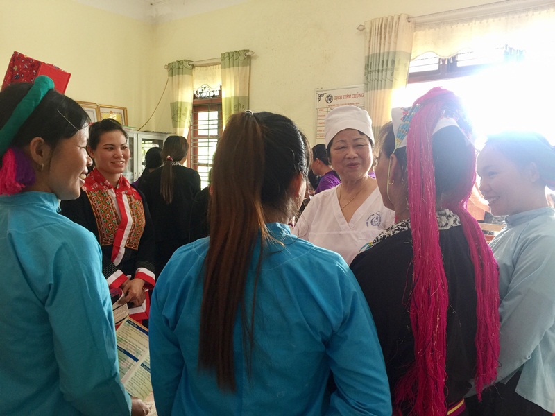 Hội Kế hoạch hóa gia đình Quảng Ninh tuyên truyền về chăm sóc sức khỏe sinh sản cho phụ nữ xã Quảng Lợi, huyện Đầm Hà