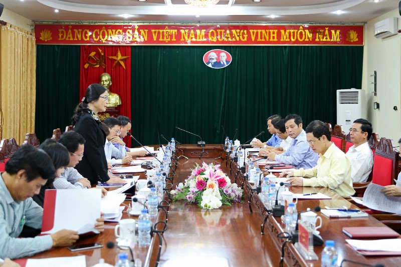 Đoàn công tác của tỉnh Quảng Ninh làm việc với thường trực Tỉnh Ủy Nghệ An