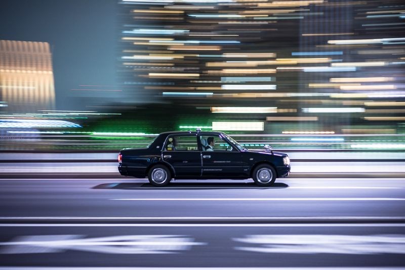 Taxi ở Tokyo, Nhật Bản. (Nguồn: NatGeo)