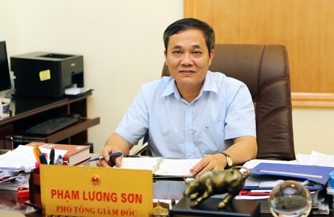 Ông Phạm Lương Sơn, Phó Tổng Giám đốc Bảo hiểm xã hội Việt Nam. (Ảnh: PV/Vietnam+)