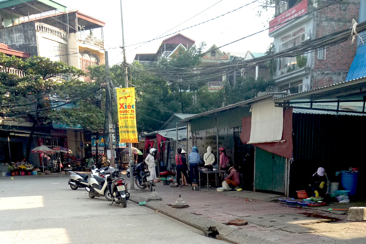 Chợ cóc khu 1, phường Bãi Cháy, TP Hạ Long.