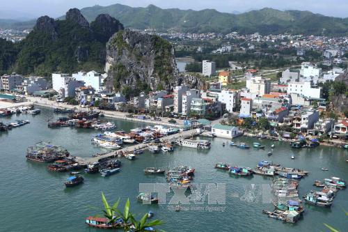 Đảo Cái Bầu (Vân Đồn, Quảng Ninh) là đảo trung tâm, giàu nguồn tài nguyên cho phát triển du lịch sinh thái chất lượng cao. Ảnh: Minh Quyết/TTXVN