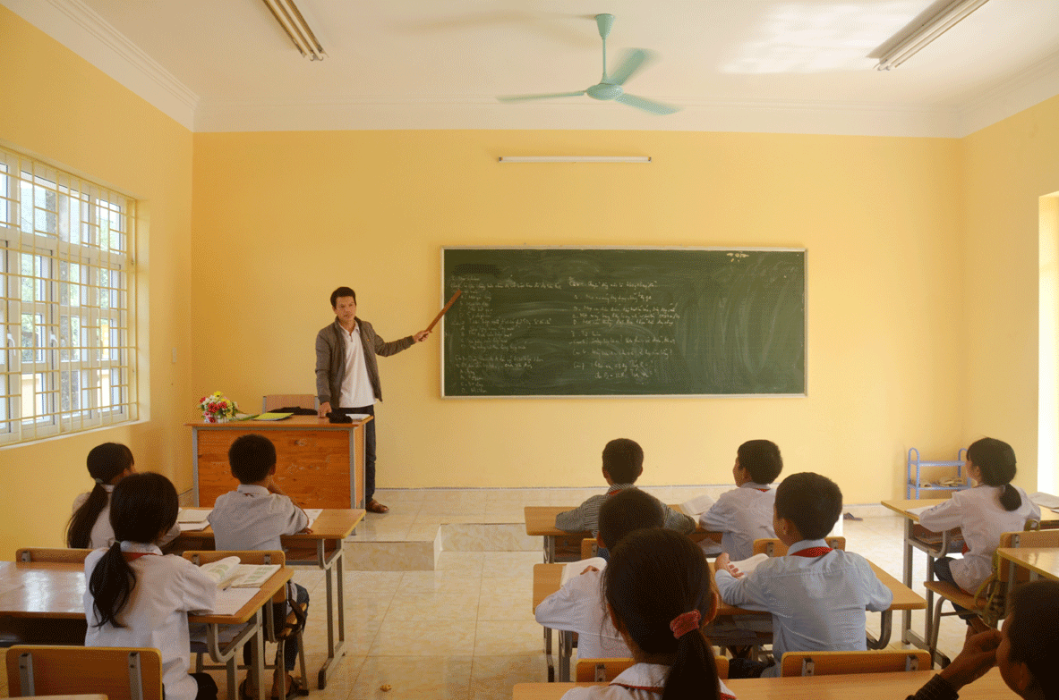 Một tiết học lớp 6, Trường TH&THCS Đại Thành, xã Đại Thành, huyện Tiên Yên