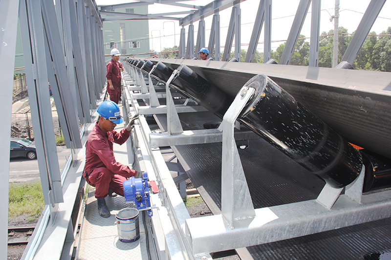 Hệ thống băng tải than Khe Ngát - Điền Công tại Công ty Kho vận Đá Bạc- TKV.
