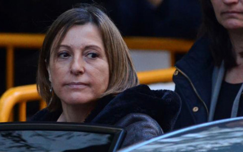 Cựu Chủ tịch Nghị viện Catalonia - bà Carme Forcadell đã được thả. (Ảnh: AA)
