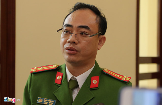  Thượng tá Trần Hồng Phú. Ảnh: Quang Anh.