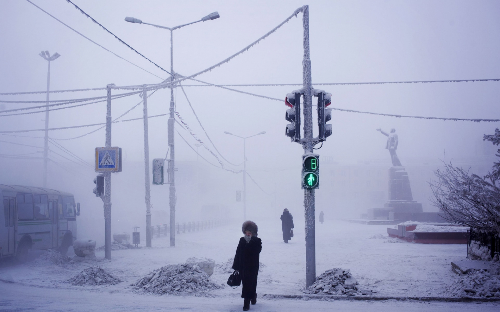 Cửa ngõ Oymyakon là Yakutsk, thành phố lạnh nhất thế giới nằm tại phía Bắc nước Nga, nơi sinh sống của hơn 250.000 người. (Ảnh: Amos Chapple)