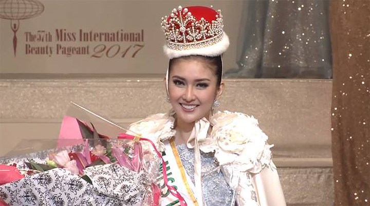 Người đẹp Indonesia - Kevin Lilliana đăng quang Hoa hậu Quốc tế 2017 (Miss International 2017) trong đêm chung kết diễn ra tại thủ đô Tokyo, Nhật Bản