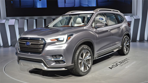 Subaru Ascent concept từng ra mắt tại triển lãm ôtô New York vào tháng 4 vừa qua. Ảnh: Autoblog.