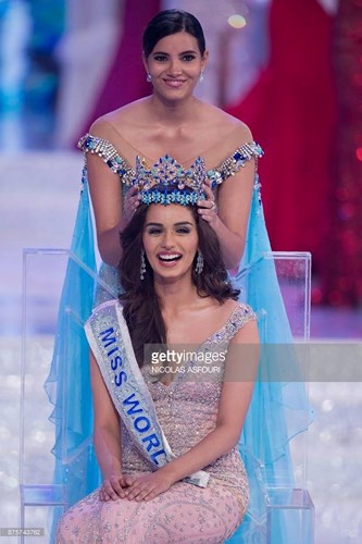 Manushi Chhillar là đại diện thứ 6 của Ấn Độ giành được ngôi vị cao nhất tại các cuộc thi sắc đẹp thế giới. Ảnh: Getty Images