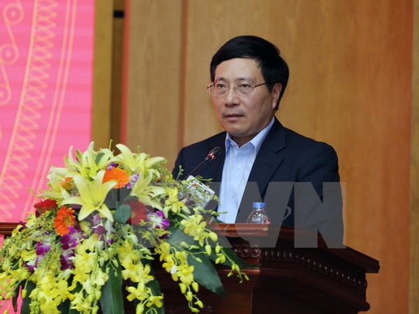  Phó Thủ tướng, Bộ trưởng Ngoại giao Phạm Bình Minh. (Ảnh: An Văn Đăng/TTXVN)