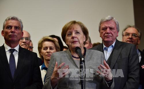 Thủ tướng Đức Angela Merkel tuyên bố không từ chức, sẵn sàng cho cuộc bầu cử mới. Ảnh: AFP/TTXVN