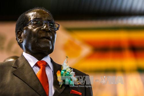 Tổng thống Zimbabwe Robert Mugabe trong một sự kiện. Ảnh: AFP/TTXVN