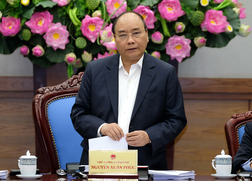 Thủ tướng nhấn mạnh 3 nội dung trọng tâm chỉ đạo điều hành năm 2018. Ảnh: VGP/Quang Hiếu