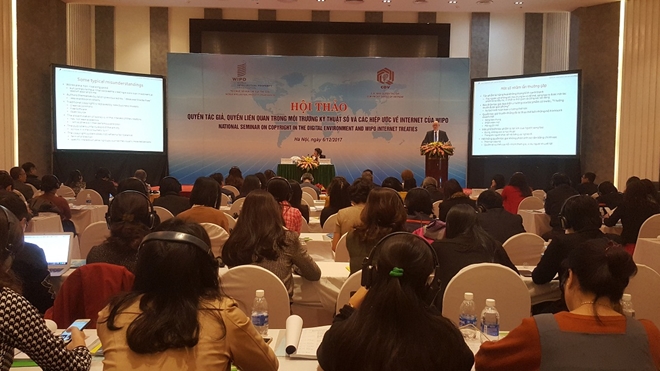 Hội thảo về quyền tác giả, quyền liên quan trong môi trường kỹ thuật số tại Hà Nội ngày 6-12