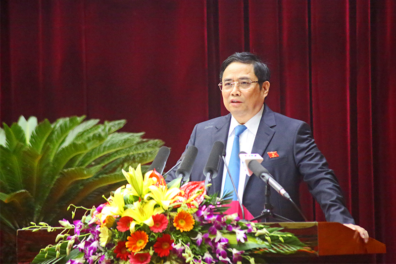 Trưởng Ban Tổ chức T.Ư Phạm Minh Chính: Quảng Ninh phải phát triển đồng bộ xứng với tiềm năng thế mạnh