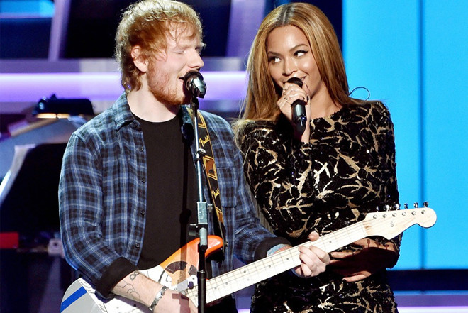  Ed Sheeran đang tiếp tục gặt hái thành công nhờ ca khúc song ca cùng Beyonce.