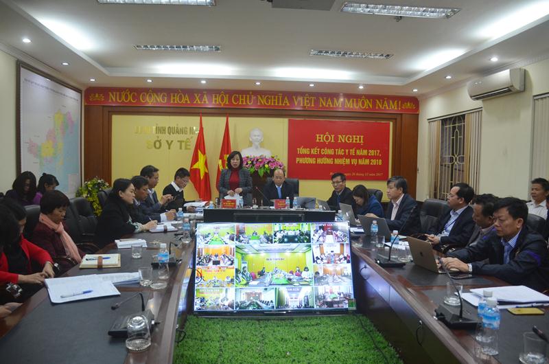 Đồng chí Vũ Thị Thu Thủy, Phó Chủ tịch UBND tỉnh phát biểu chỉ đạo tại hội nghị