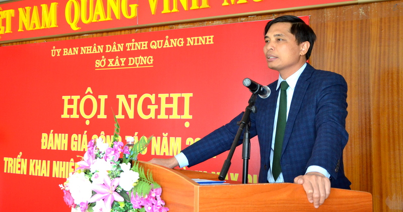 Đồngg chí Vũ Văn Diện, Phó Chủ tịch UBND phải biểu chỉ đạo tại Hội nghị