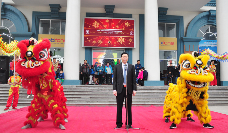 Đồng chí Nguyễn Đức Long, Chủ tịch UBND tỉnh gửi lời chúc mừng Năm mới đến toàn thể du khách