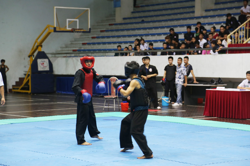 Thi đấu võ cổ truyền tại Giải võ thuật cổ truyền tỉnh Quảng Ninh 2017