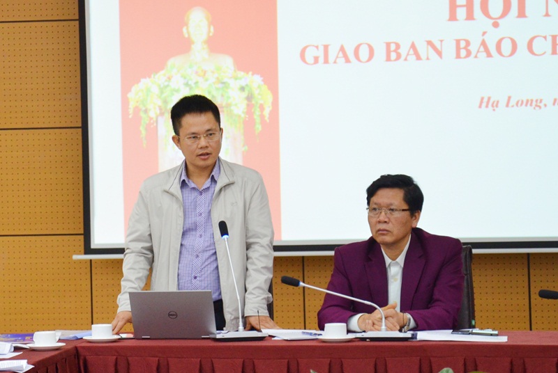 Đồng chí Đỗ Ngọc Hà, Phó Chủ tịch Thường trực Hội Nhà báo tỉnh, công bố 10 sự kiện 