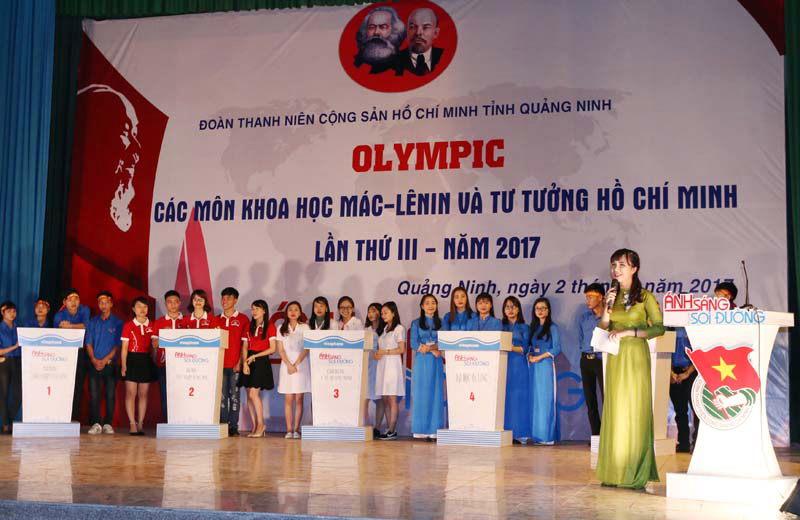 Tỉnh Đoàn tổ chức Hội thi Olympic các môn khoa học Mác-Lênin và tư tưởng Hồ Chí Minh lần thứ III-2017 với chủ đề “Ánh sáng soi đường”