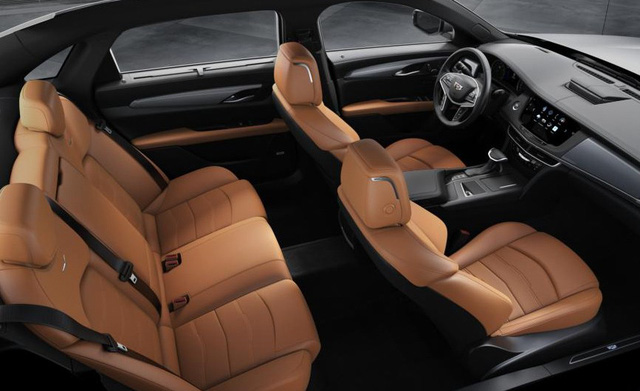 Cadillac khẳng định CT6 mới sở hữu kích thước và không gian nội thất rộng rãi như BMW 7-Series phiên bản trục cơ sở tiêu chuẩn. Ảnh: Cadillac.