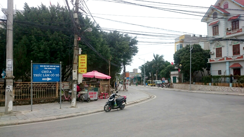 Con phố từ đường ra cảng Cô Tô đến tượng đài Chủ tịch Hồ Chí Minh tại huyện Cô Tô sẽ được đặt tên là Nguyễn Tuân. (Ảnh: Nguyễn Văn Tuân, Phòng Tư pháp huyện Cô Tô).