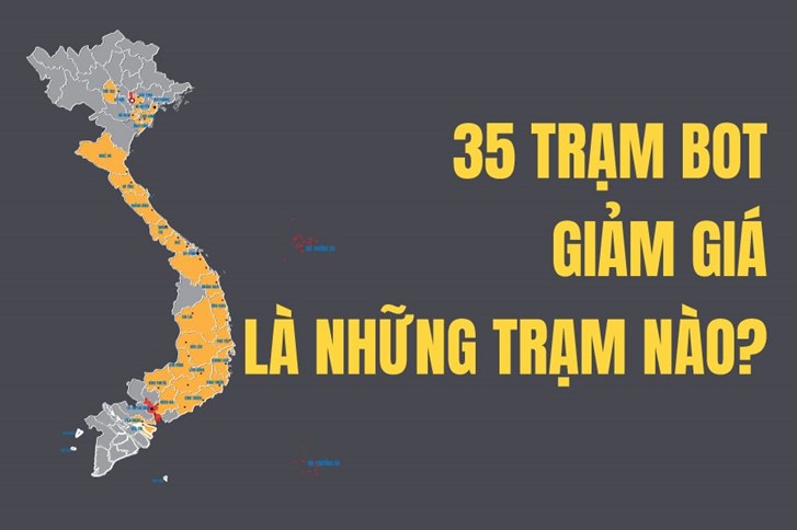 Chi tiết 35 trạm BOT giảm giá trên cả nước