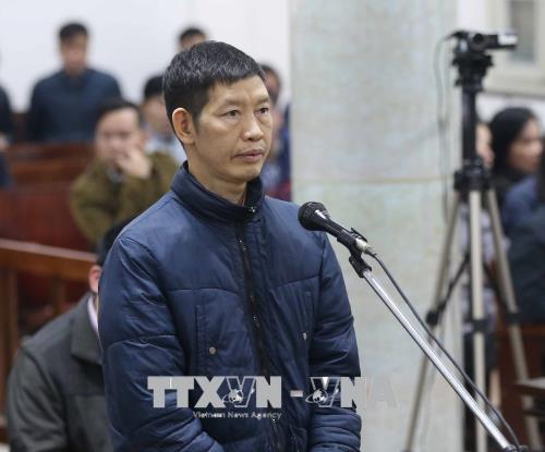 Bị cáo Nguyễn Lý Hải tự bào chữa tại phiên tòa. Ảnh: Doãn Tấn/TTXVN