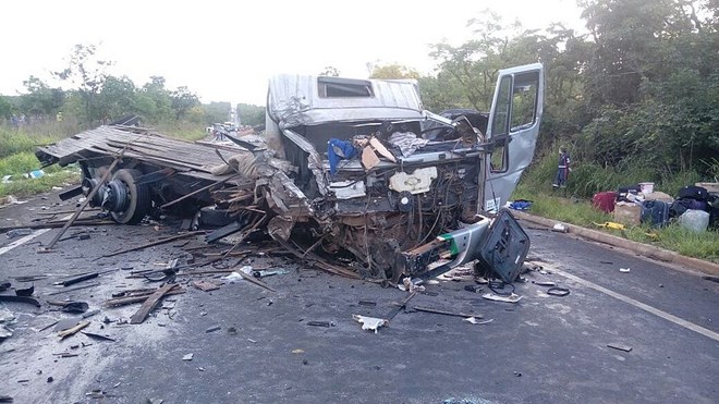 Hiện trường vụ tai nạn. (Nguồn: correio24horas.com.br)