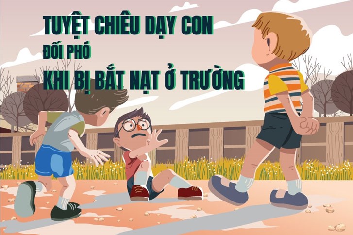 Tuyệt chiêu dạy trẻ đối phó khi bị bắt nạt ở trường