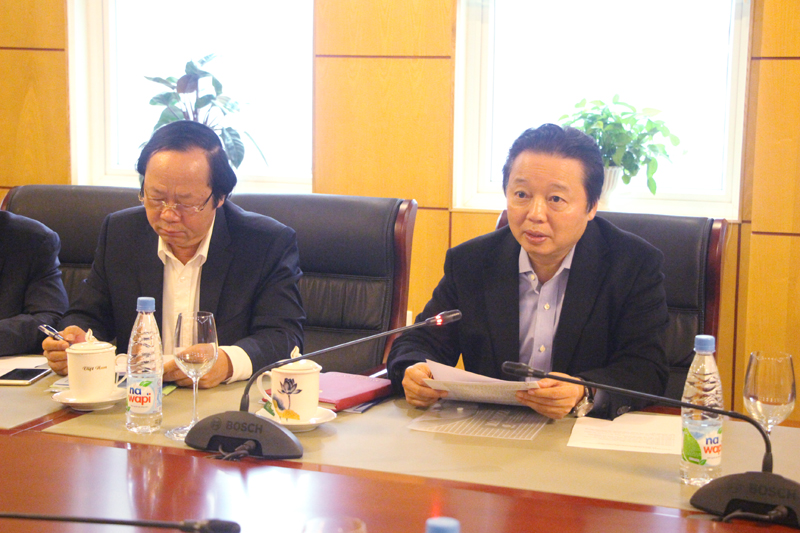 Bộ trưởng Bộ TN&MT kết luận buổi làm việc với tỉnh Quảng Ninh.