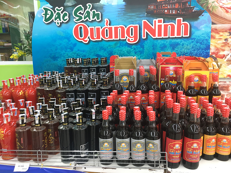 Sản phẩm OCOP Quảng Ninh được bày bán tại Siêu thị Big C Hạ Long