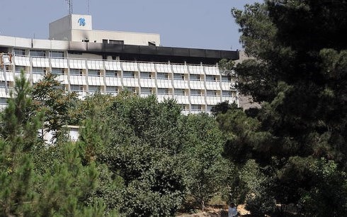 Khách sạn Intercontinental tại Kabul. Ảnh của Getty, chụp năm 2011.
