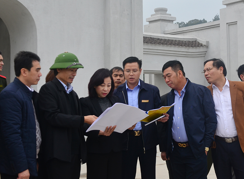 Lãnh đạo tỉnh kiểm tra công tác tổ chức lễ hội tại Uông Bí và Quảng Yên