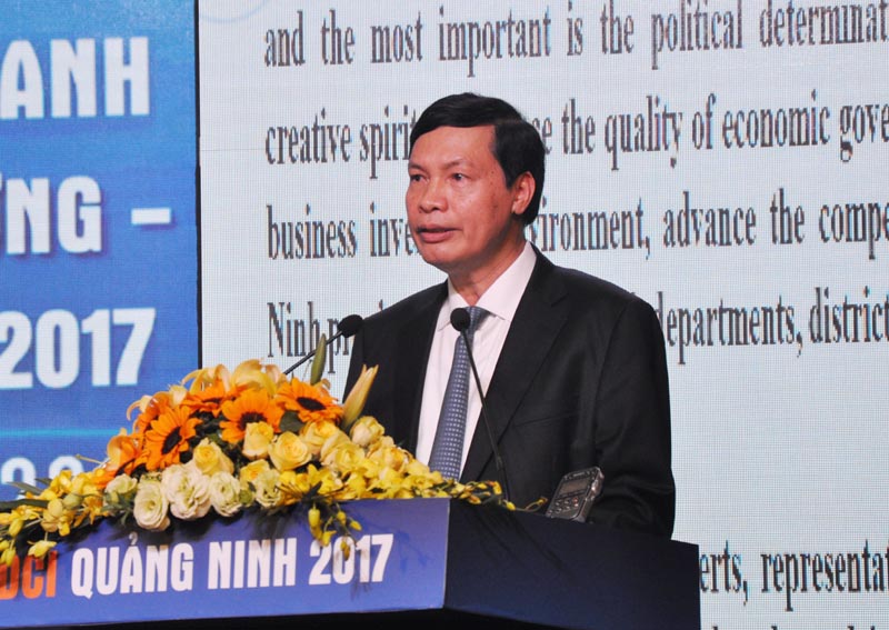 Đồng chí Nguyễn Đức Long, Chủ tịch UBND tỉnh phát biểu tại buổi Lễ