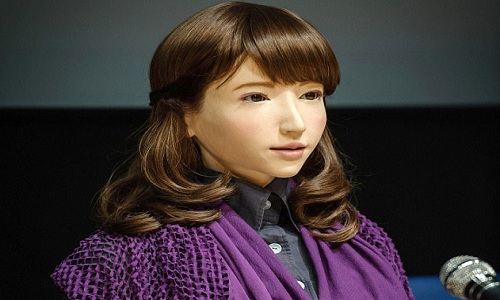 Robot Enrica có vẻ ngoài giống một cô gái 23 tuổi. Ảnh: Live Science.