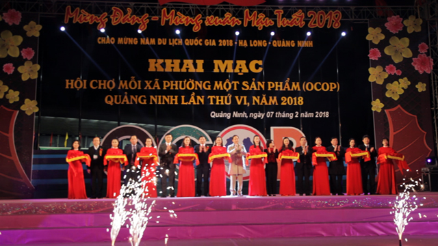 Khai mạc Hội chợ OCOP phục vụ Tết Nguyên đán 2018