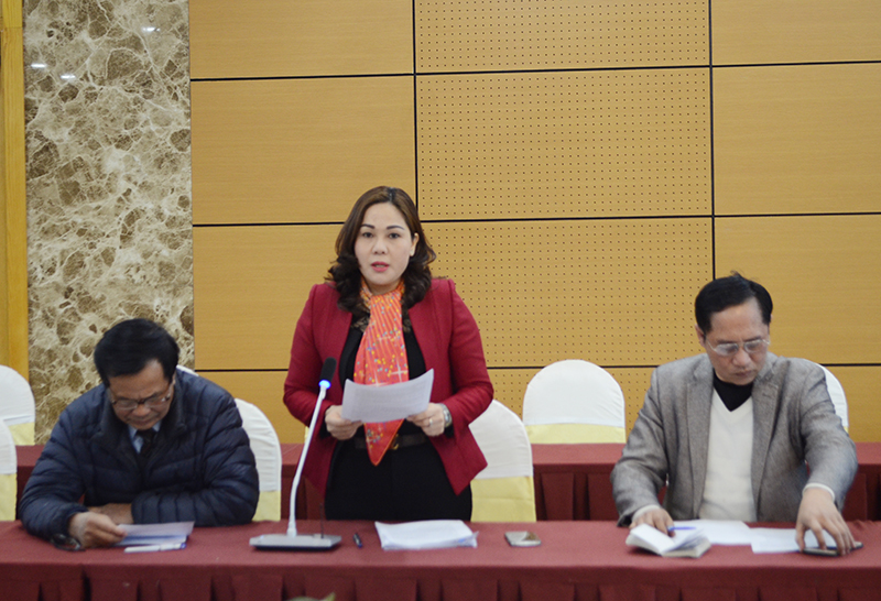 Đồng chí Nguyễn Thị Hiền, Phó Giám đốc Sở Công Thương đã thông tin tới các cơ quan báo chí công tác chuẩn bị cho Hội chợ OCOP Quảng Ninh-Xuân 2018