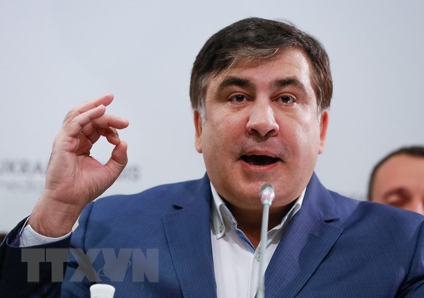 Cựu Tổng thống Gruzia Mikhail Saakashvili. (Nguồn: EPA/TTXVN)