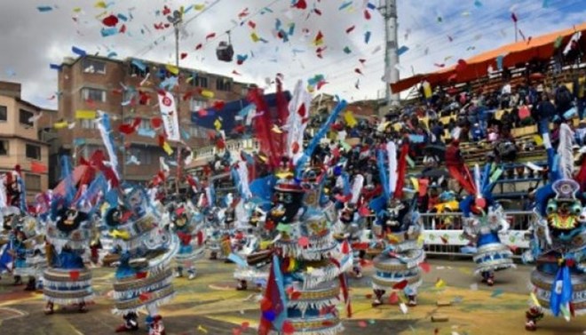 Lễ hội đường phố ở Oruro. (Nguồn: AFP)