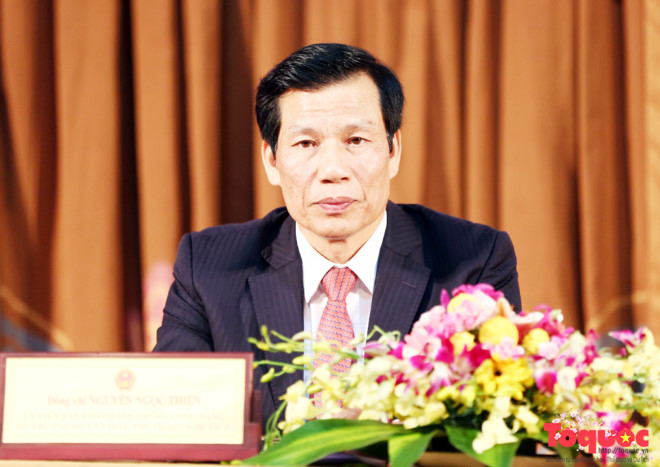 Bộ trưởng Nguyễn Ngọc Thiện. Ảnh Toquoc.vn