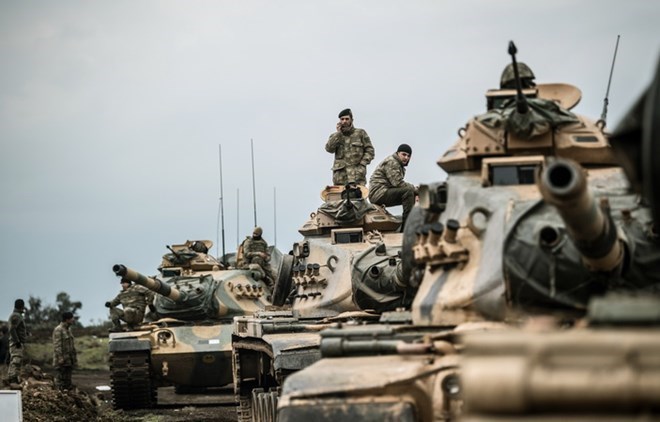 Xe tăng của quân đội Thổ Nhĩ Kỳ. (Nguồn: AFP/TTXVN)