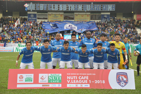 BHL và đội hình thi đấu của Than Quảng Ninh 
