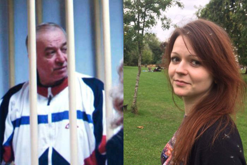 Skripal (trái) và con gái Yulia. Ảnh: ABC.